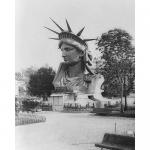 Statue of Liberty Head in a Paris Park 1883